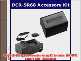 Sony DCR-SR68 Camcorder Accessory Kit includes: SDNPFV70 Battery SDM-109 Charger