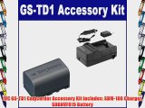 JVC GS-TD1 Camcorder Accessory Kit includes: SDM-180 Charger SDBNVF815 Battery