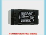 Panasonic AG-DVC30 Camcorder Replacement Battery - TechFuel Professional CGA-D54 CGR-D54 VW-VBD55