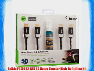 Belkin F5Z0262-BLK 3D Home Theater High-Definition Kit