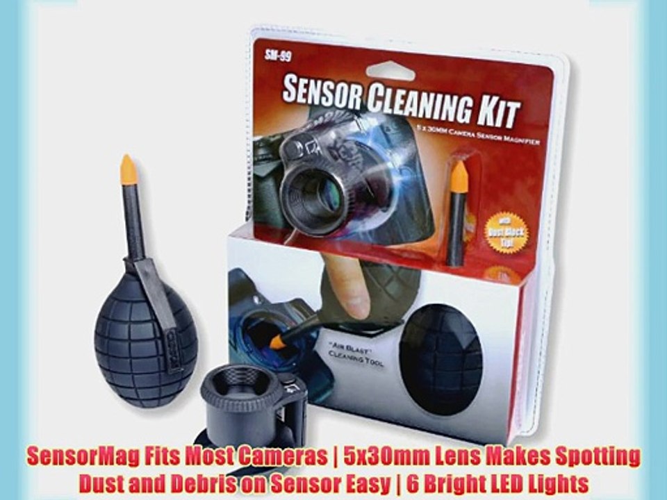 Carson Camera Sensor Cleaning Kit includes the SensorMag and DustBlaster (SM-99)