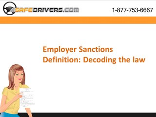 Employer Sanctions Definition: Decoding the law