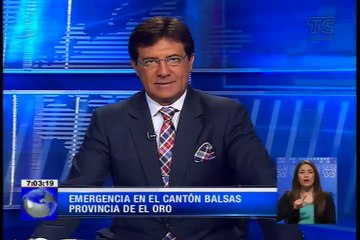 Emergencia en el cantón Balsas, provincia de El Oro