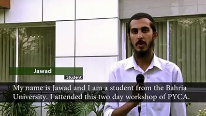 Comments from Jawad who was a participant during our 1st Workshop in the IPS