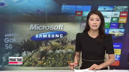 Samsung mobile devices will come with Microsoft programs
