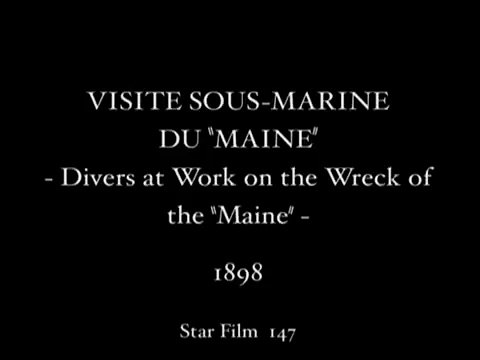 Georges Méliès: Visite sous-marine du Maine (1898)