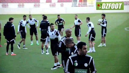 ALG-QAT, entrainement J-1 chez Lekhwiya