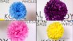 How To DIY Tissue Paper Pom Poms Tutorial 1 of 2 | Wedding & Special Event Ideas by Koyal Wholesale