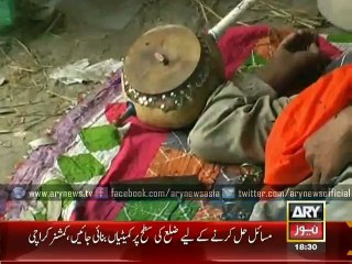 Feudal man tortures folk singer