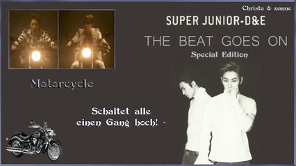 Super Junior D&E - Motorcycle  k-pop [german Sub] 'The Beat Goes On' Special Edition
