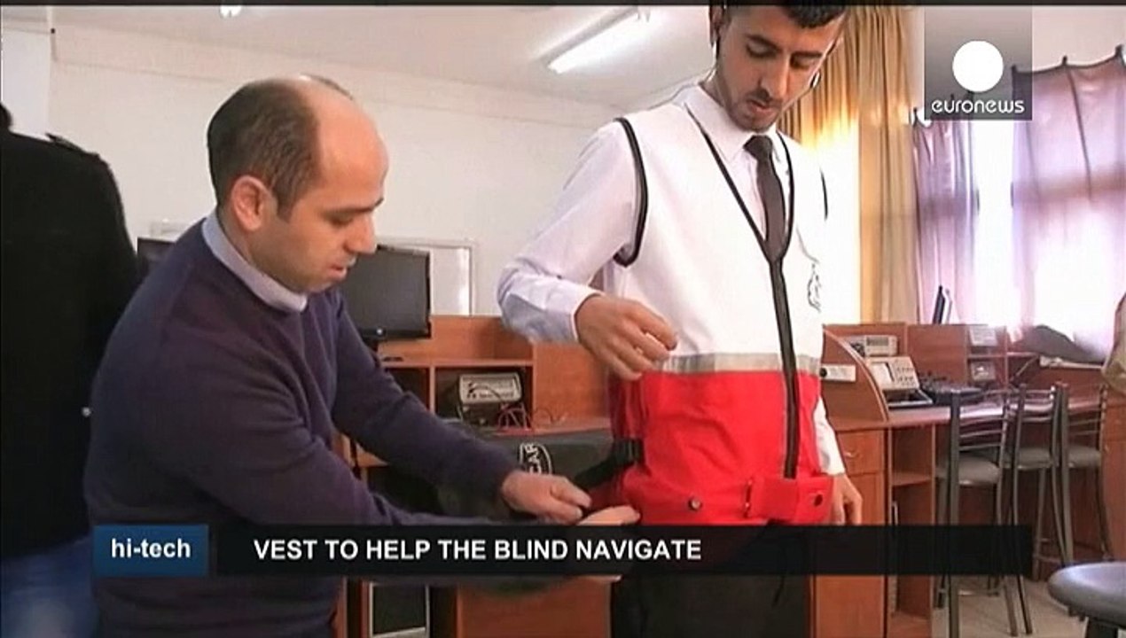 Palästinensische Studenten entwickeln Weste für Blinde