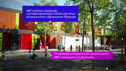 Видео: презентация  Агентства по французскому образованию за рубежом (AEFE)
