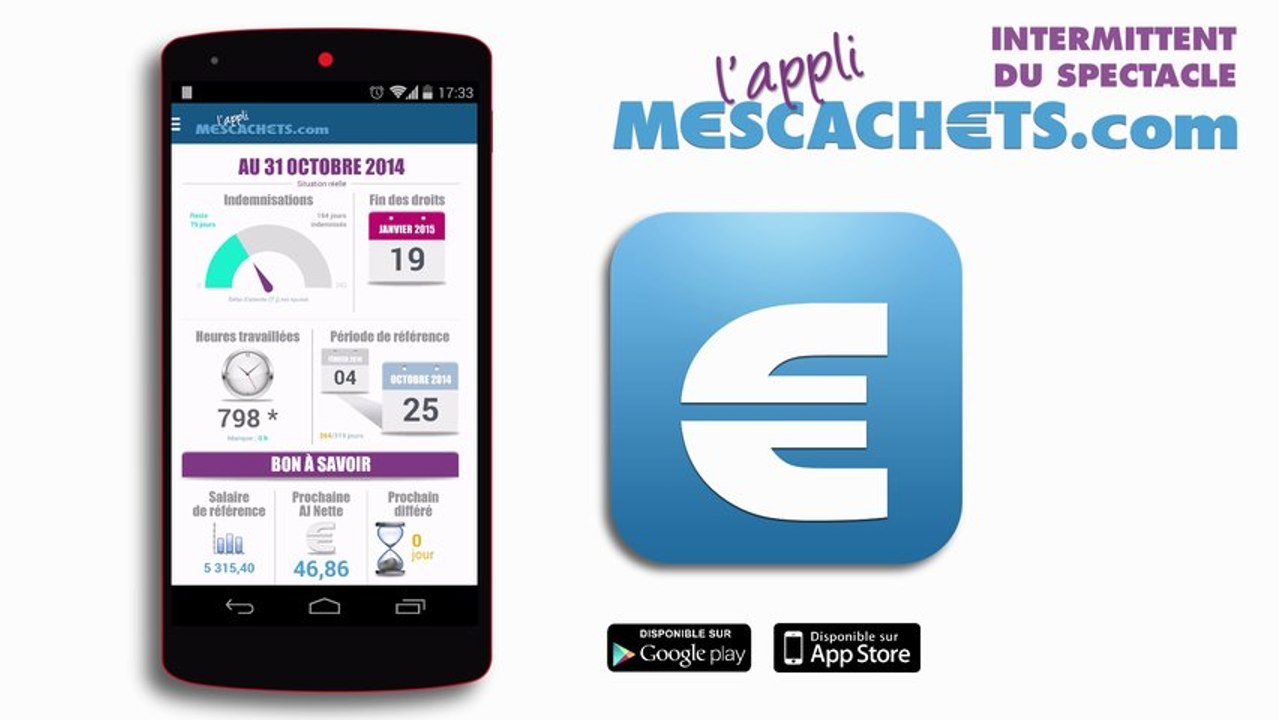 L'appli MesCachets.com pour mobiles et tablettes