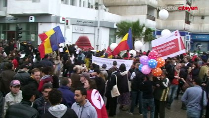 FSM 2015 TUNIS, MARCHE OUVERTURE DU FORUM SOCIAL MONDIAL 2015 EN TUNISIE