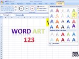 Lesson # 60 The Word Art (Microsoft Office Excel 2007_2010 Tutorial)