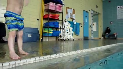 3yo William Diving down to get his 'Toypedo' torpedo,,