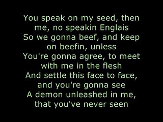 Eminem - Go To Sleep ft. Obie Trice, DMX (Lyrics On Screen) (Benzino _Ja Rule Diss)