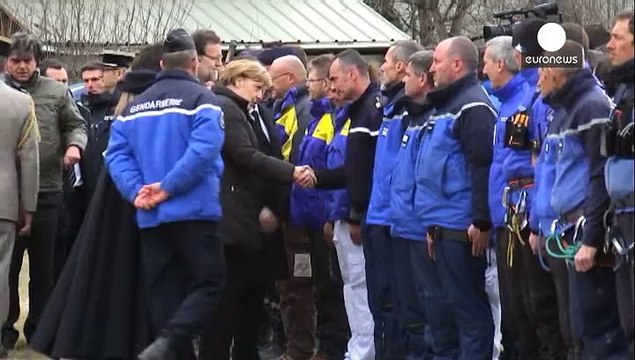 Керівники Німеччини, Іспанії та Франції відвідали місце падіння літака Germanwings