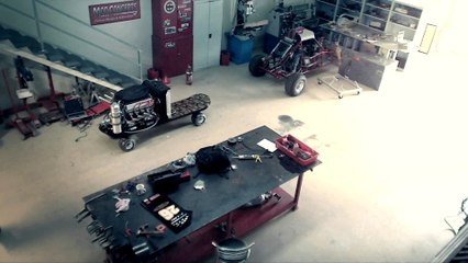World s first V8 Supercar powered skateboard