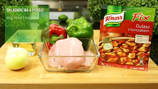 Przepis - Szybki gulasz z papryką