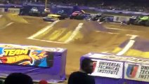 2014 monster jam in Phoenix dirt bike stunts