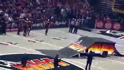 LA KISS BIKE STUNTS RAMP HONDA CENTER 4_5_2014