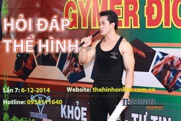Hỏi đáp Thể Hình số 7 - Có nên sử dụng Creatine Monohydrate - Tập Max-OT bằng thức ăn tự nhiên