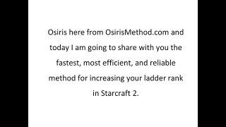 osirismethod com The Osiris Method   The Best Starcraft 2 Strategy Guide