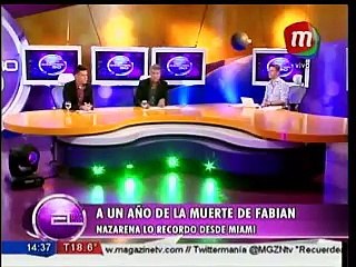 El recuerdo de Nazarena Vélez a un año del adiós a Fabián Rodríguez