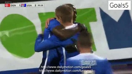 Johannsson A Goal Denmark 1 - 2 USA Friendly Match 25-3-2015