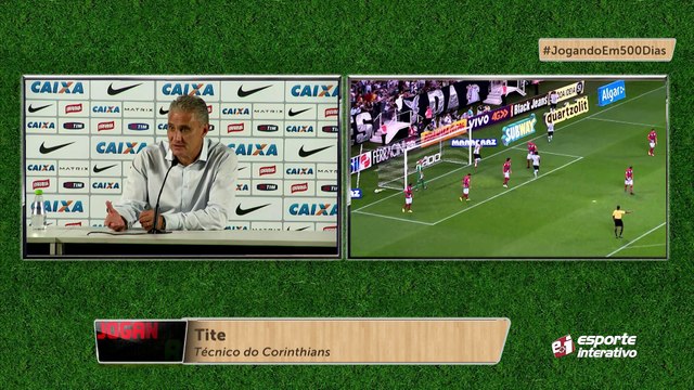 Tite fala ao vivo no Jogando em Casa após vitória sobre a Portuguesa
