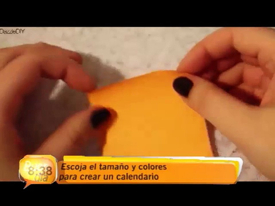 Elabore un calendario con pos-it