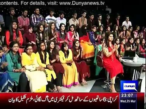 Mazaaq Raat - 25th March 2015 Comedy Show (Dunya News Mazaq Raat) [25-March-2015]
