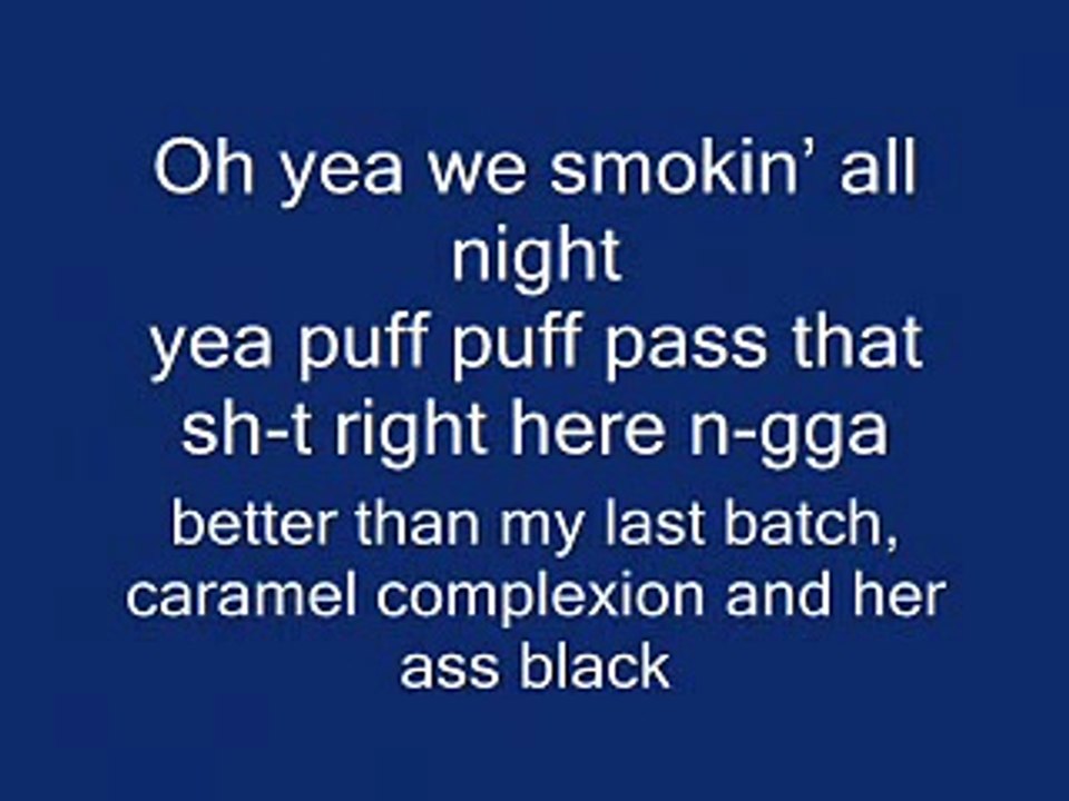 Kush - Dr. Dre Feat. Snoop Dogg and Akon (lyrics)