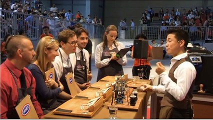 Campeón mundial de barismo triunfa gracias a café tico