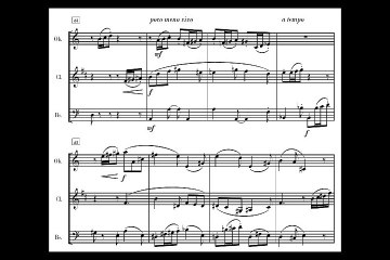 Sterne : Divertimento No.1, op.152 pour hautbois, clarinette et basson