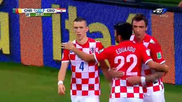 Gol: Croacia 4 - 0 Camerún