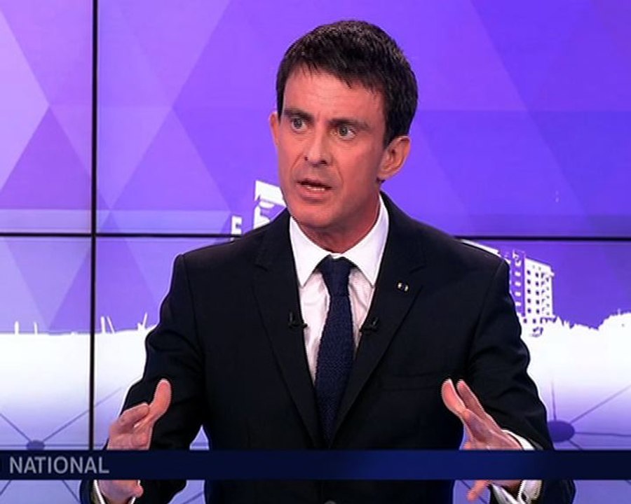 Valls :  de "la peur du FN"  à la "gauche rassemblée" pour les départementales 2015