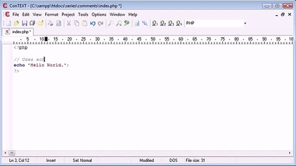 Beginner PHP Tutorial - 13 - comments