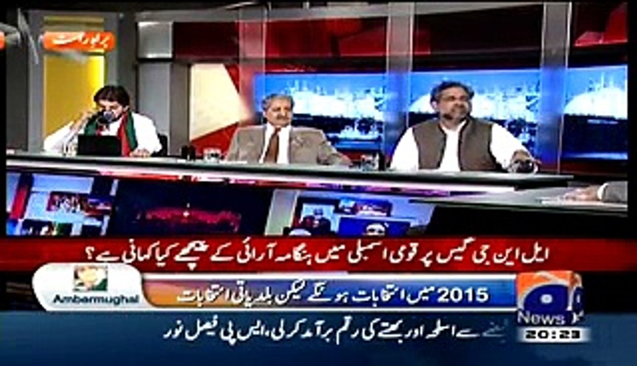Capital Talk (LNG Gas Ki Daramad Main Shafafiat Main Sawalia Nishaan Kyun..--) – 25th March 2015