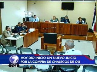 Reinició juicio por la millonaria compra de 112 chalecos del OIJ