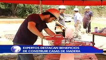 Expertos destacan beneficios de construir viviendas con madera