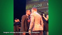 Clima esquenta e Aldo mostra punho a McGregor em nova encarada