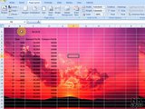 Lesson # 71 The Background Page Setup (Microsoft Office Excel 2007_ 2010 Tutorial)
