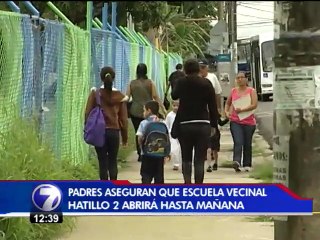 Clases no reiniciaron este martes en algunos centros educativos