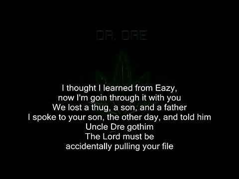 Dr. Dre - The Message (feat. Mary J Blige)