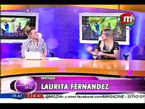 Laurita Fernández hablando del éxito de Casa Fantasma en El Chimentero - 25 de Marzo