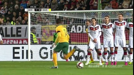 Germany	 2-2 Australia goals and highlights 25.03.2015