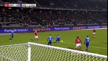 Denmark 3-2	USA goals and highlights 25.03.2015