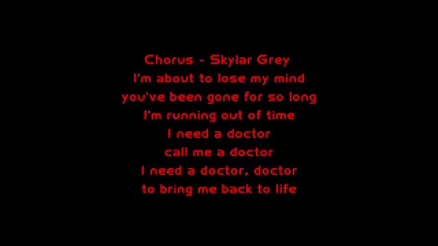 Dr.Dre Ft Eminem & Skylar Grey - I Need A Doctor [Lyrics]